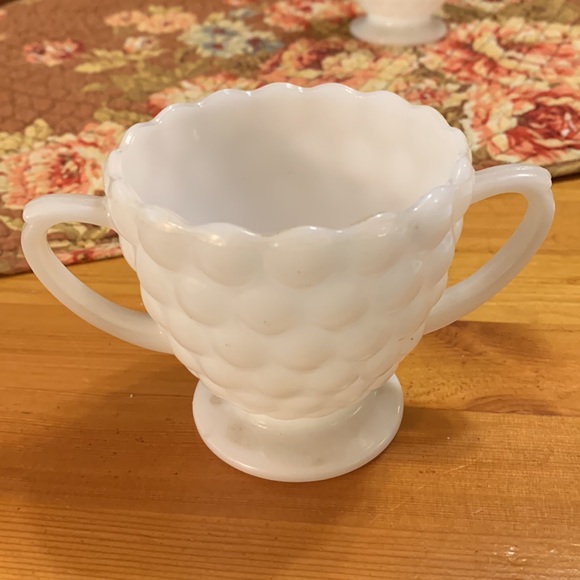 Anchor Hocking, creamer and sugar set, EUC - Picture 10 of 13